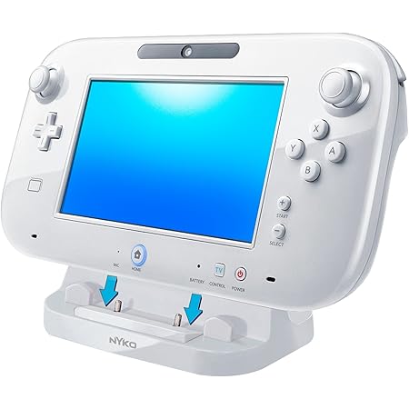 Wii U - Wii U本体　セット　ハンドル付き Nintendo Wii U Set Premium White WUP-S-WAFC Japanese